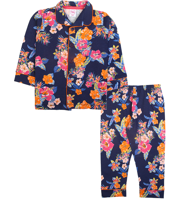 Girls 2 Pcs Night Suit - 0287688