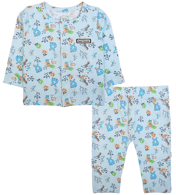 Girls 2 Pcs Night Suit - 0289649