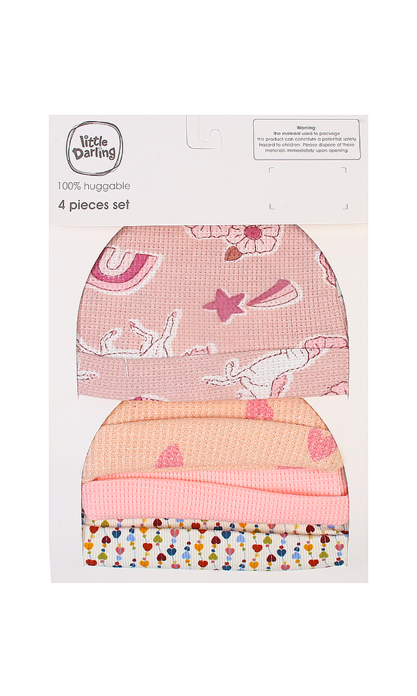 Girls Cap Pack Of 4 - 0289760