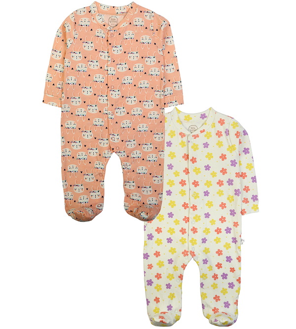 Girls 2 Pcs Sleep Suit - 0290801