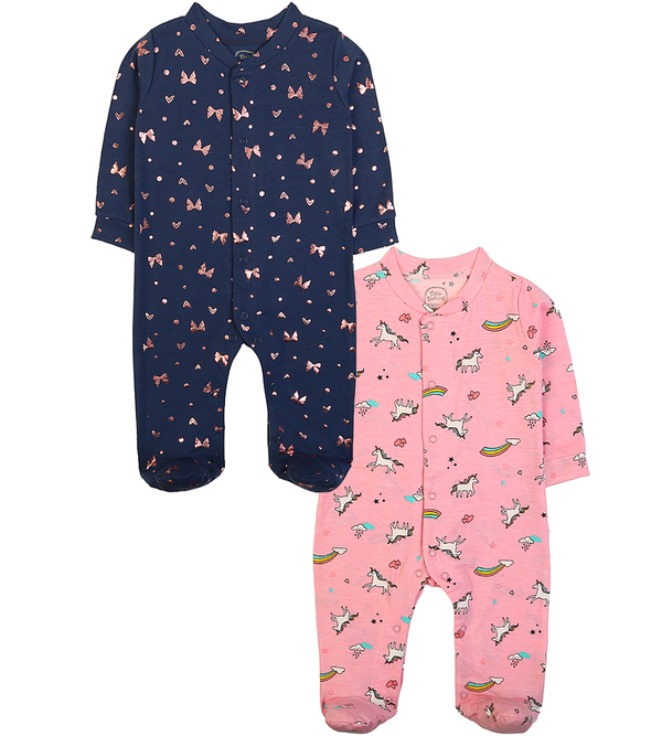 Girls 2 Pcs Sleep Suit - 0290835