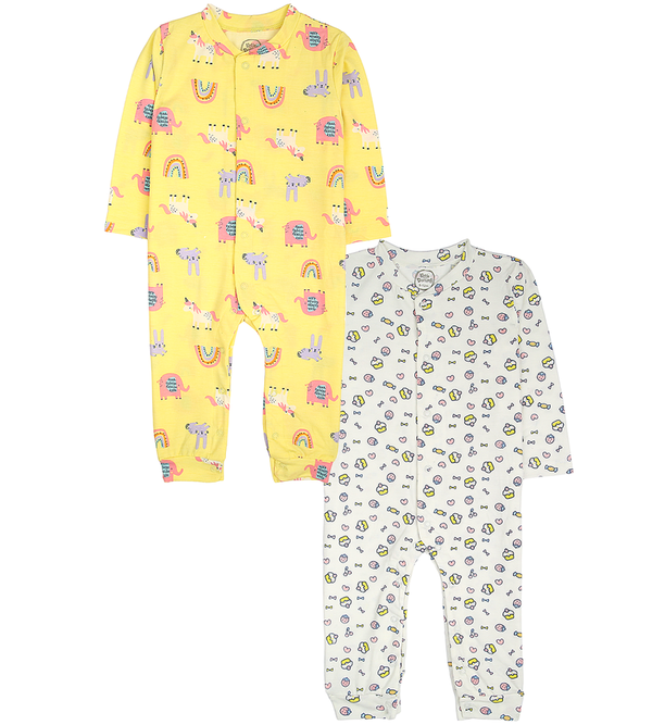 Girls Sleep Suit Pack Of 2 - 0291126