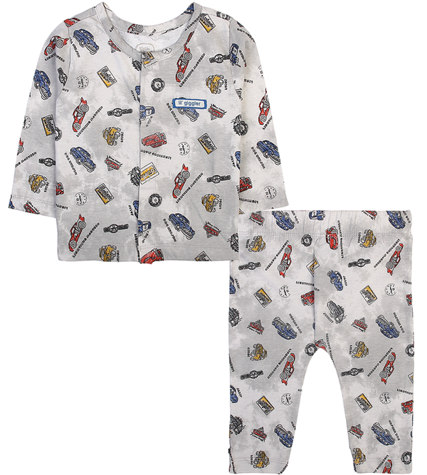 Boys 2 Pcs Night Suit - 0291220