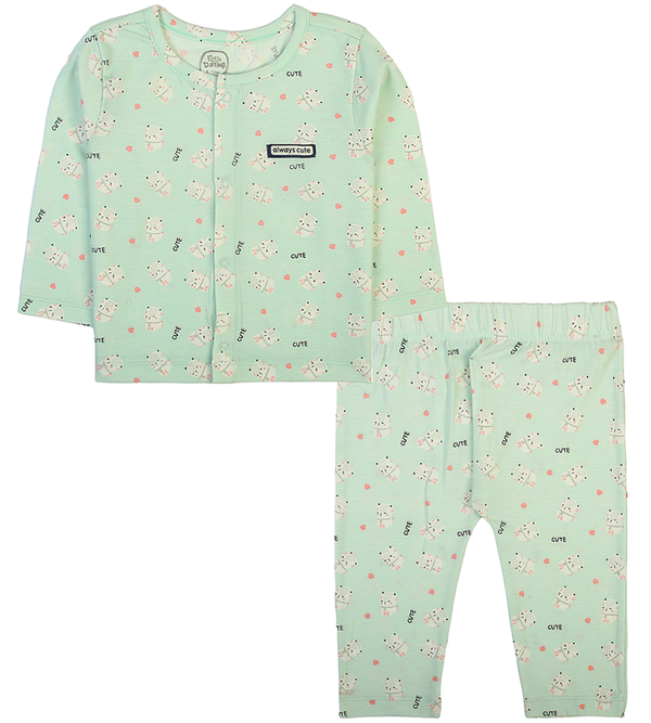 Girls 2 Pcs Night Suit - 0291246