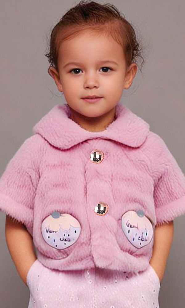 Girls Plush Coat - 0298392