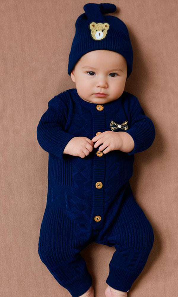 Boys Romper With Cap - 0298680