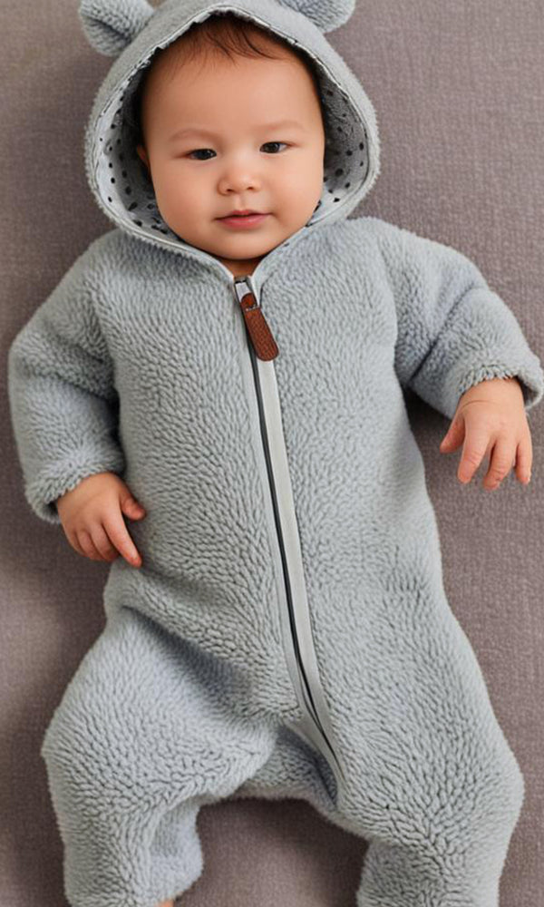 Boys Hooded Romper - 0298715