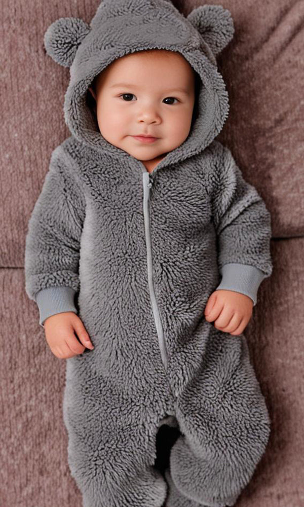 Boys Hooded Romper - 0298716