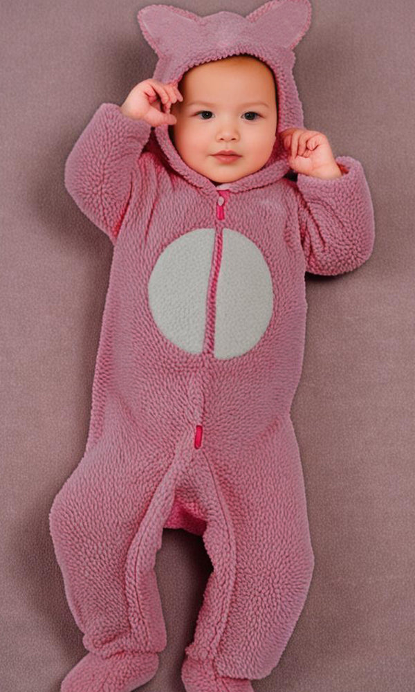 Girls Hooded Romper - 0298717