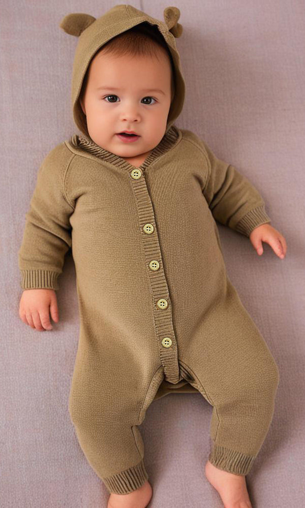 Boys Hooded Romper - 0298782