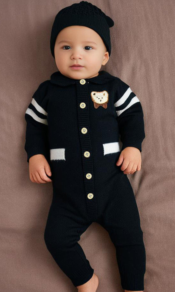 Boys Romper With Beanie - 0298878