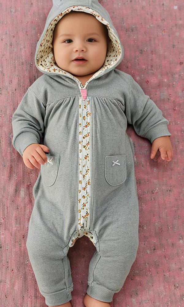 Boys Hooded Romper - 0299723