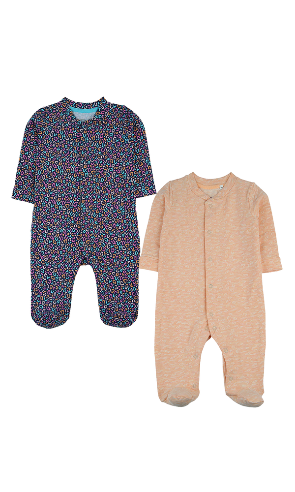 Girls Sleep Suit Pack Of 2 - 0303786