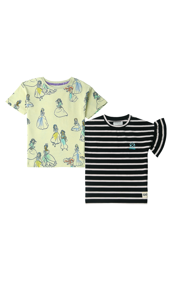 Girls T-Shirt Pack Of 2 - 0309876