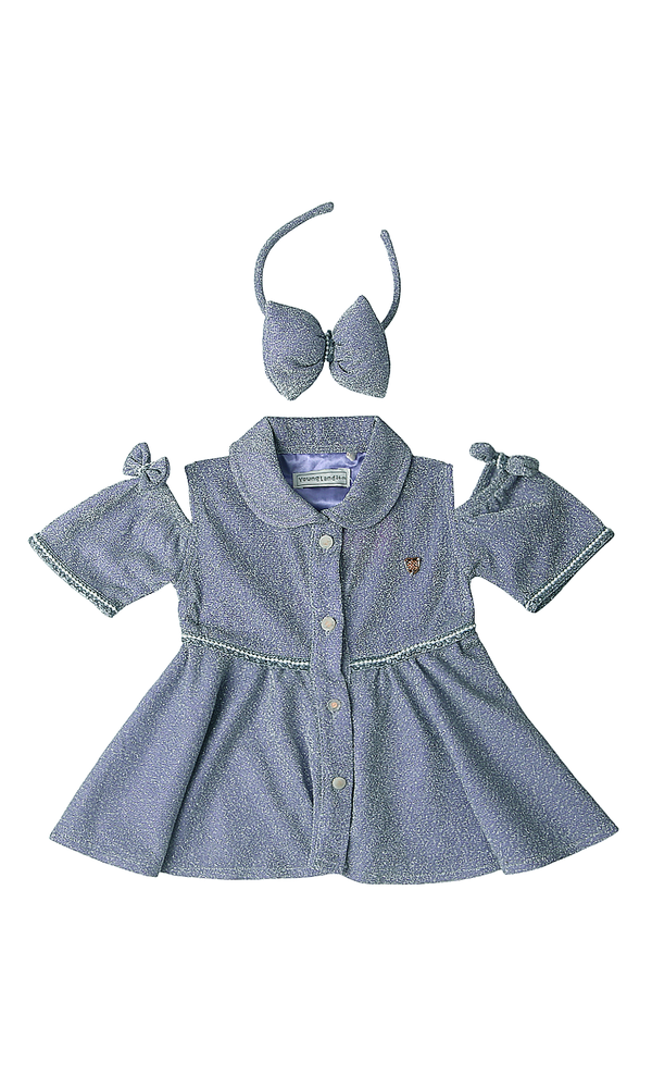 Girls Frock With Haidband  -  0310339