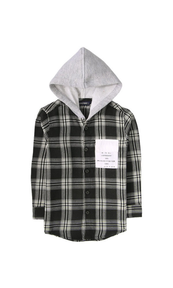Boys Hooded Shirt - 0313256