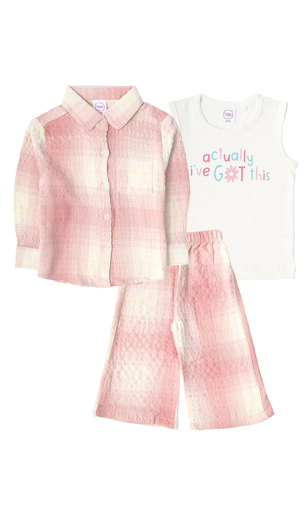 Girls 3 Pcs Suit - 0313915