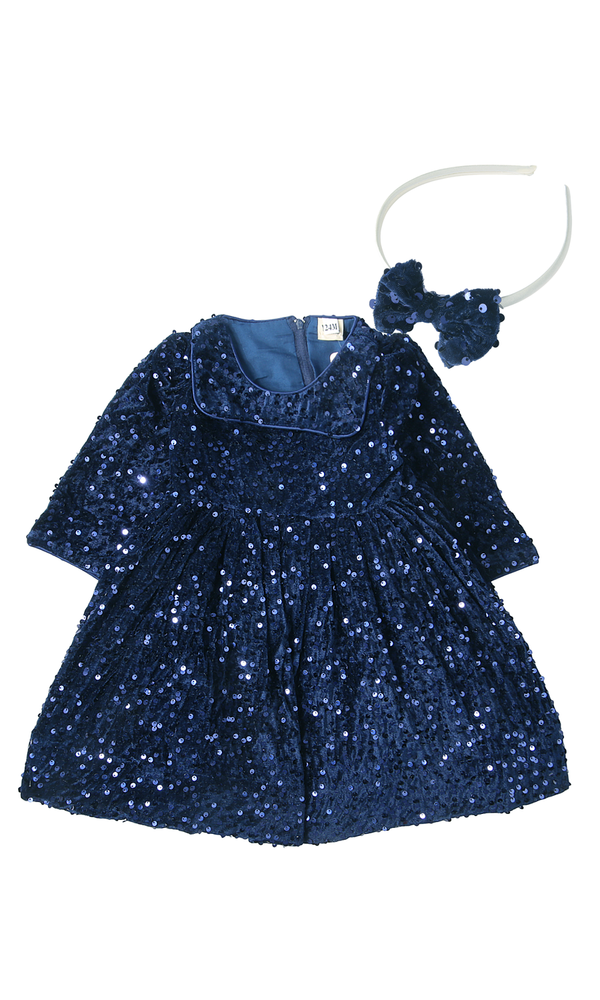 Girls Frock With Headband - 0316970