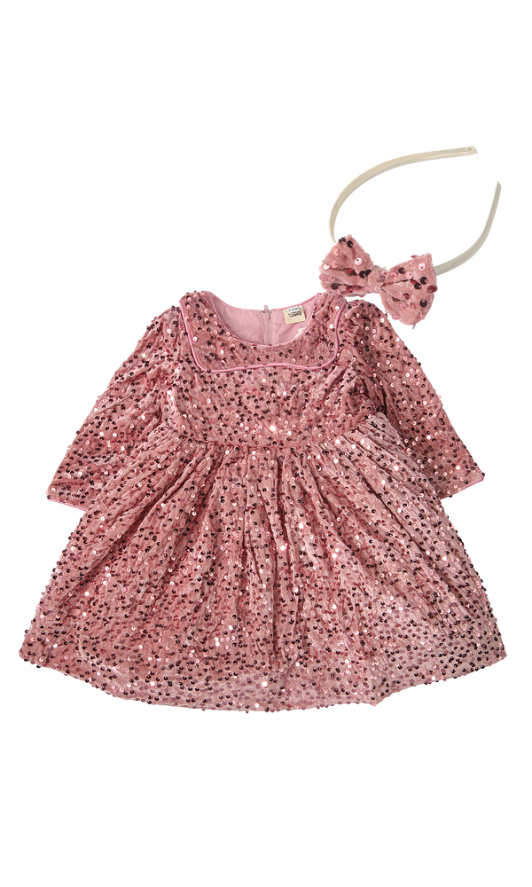 Girls Frock With Headband - 0317180