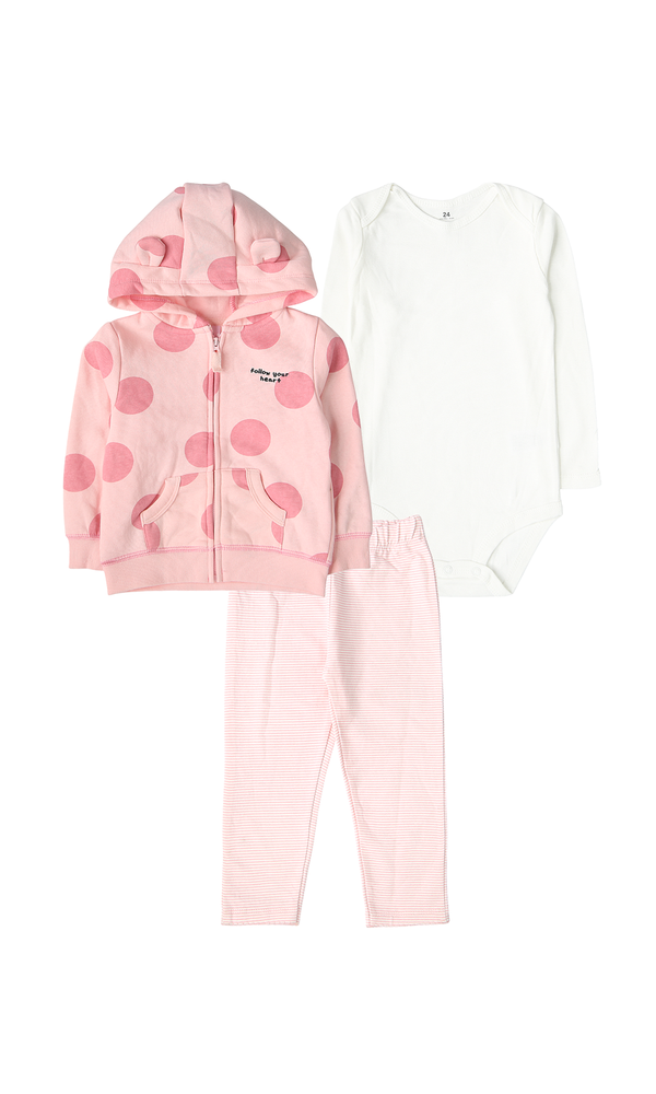 Girls 3 Pcs Suit - 0318791