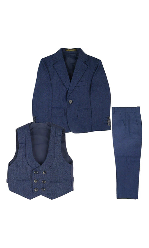 Boys 3 Pcs Coat Suit - 0294338