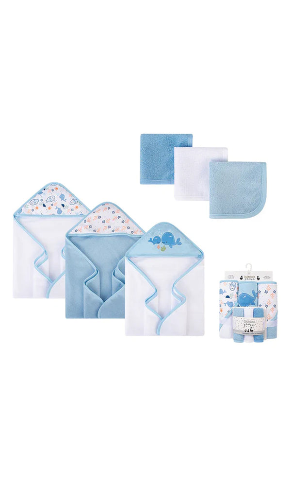 6 Pcs Bath Towel & Washcloth Set - 0294912