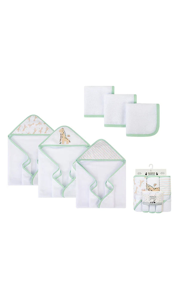 6 Pcs Bath Towel & Washcloth Set - 0294913