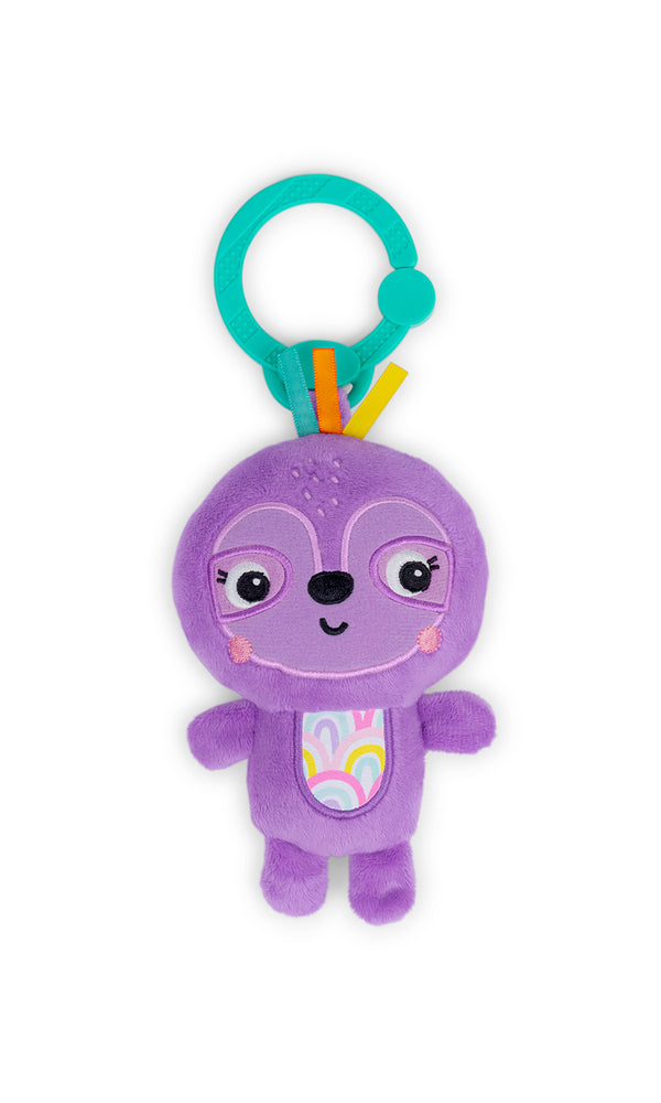 Bright Starts Jingle Joy On-The-Go Toy - Purple Sloth