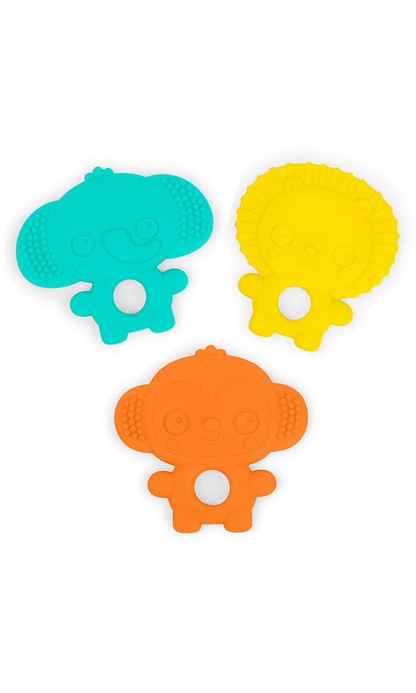 Bright Starts Gummy Buddies 3-Pack Textured Teethers