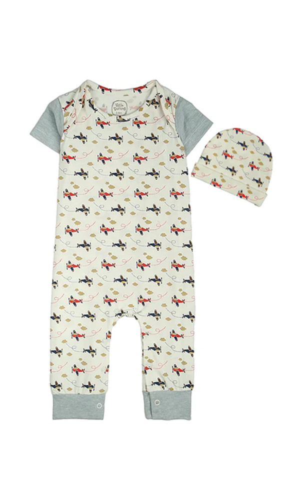 Boys Romper With Cap - 0292615