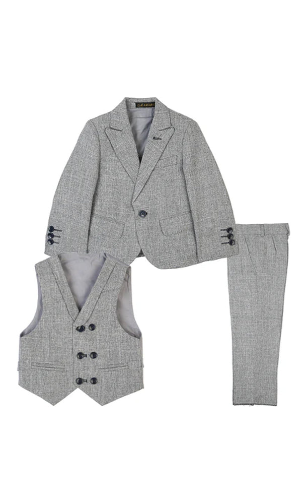 Boys 3 Pcs Coat Suit - 0294350