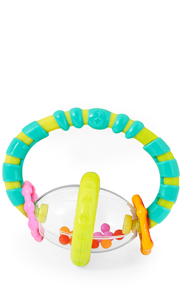 Grab & Spin Rattle and Teether Toy