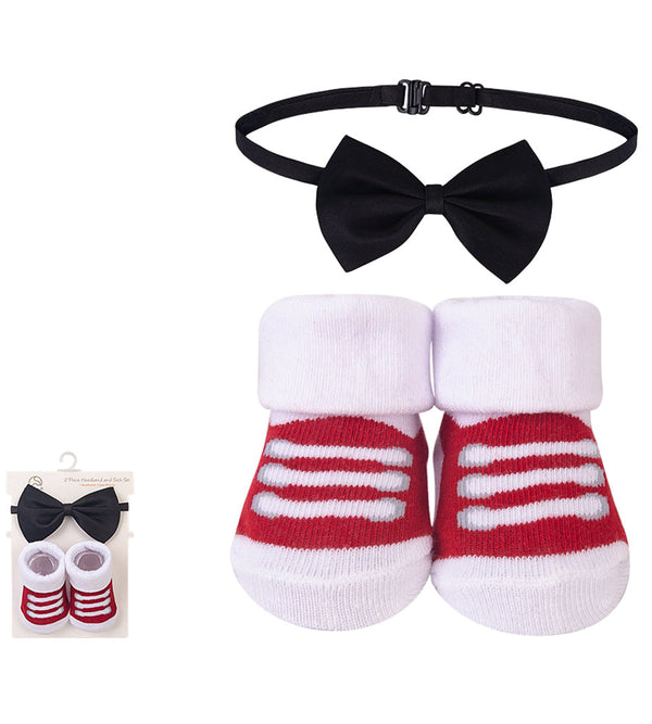 Socks With Bow Tie 2 Pcs - 0275452