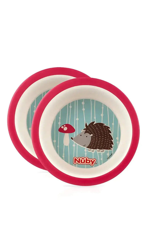 Nuby 2 Piece Bamboo Printed Bowl