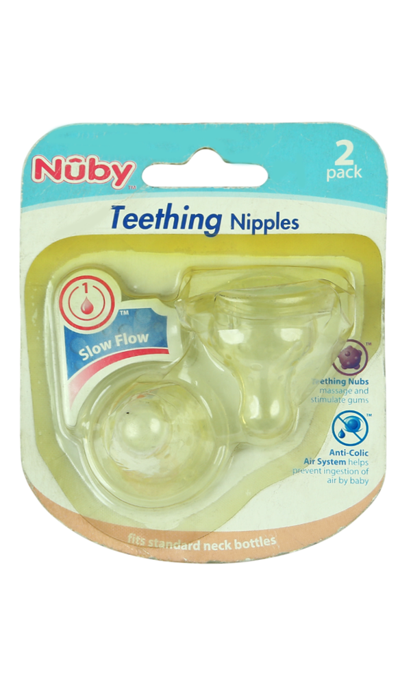 Nuby Slow Flow Teething Nipples