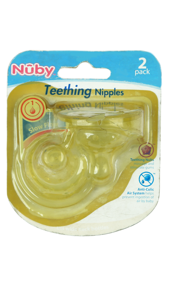 Nuby Slow Flow Teething Nipples