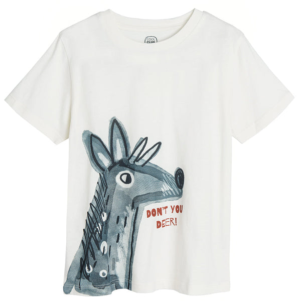 Boy's T-shirt Ecru CC CCB2511391