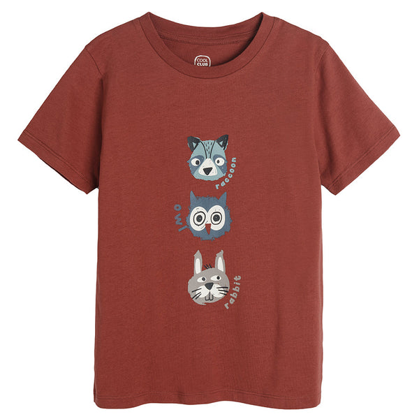 Boy's T-shirt Brown CC CCB2511393
