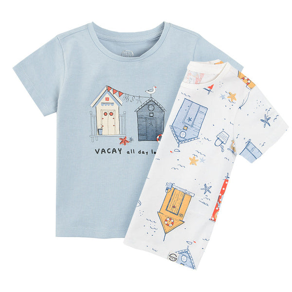 Girl's T-shirt Mix Vacay All Day Long Set 2 Pcs CC CCG2413478 00