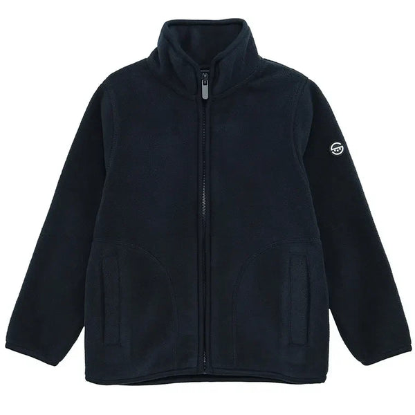 Boy's Fleece Jacket with a Zip Dark Blue Color CC CCB2510962