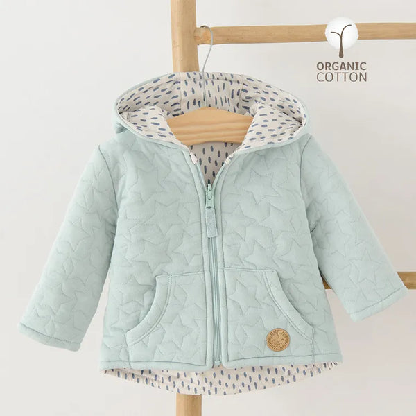 Boy's Hooded Sweatshirt Double Sided Organic Cotton Blue CC CNB2500682