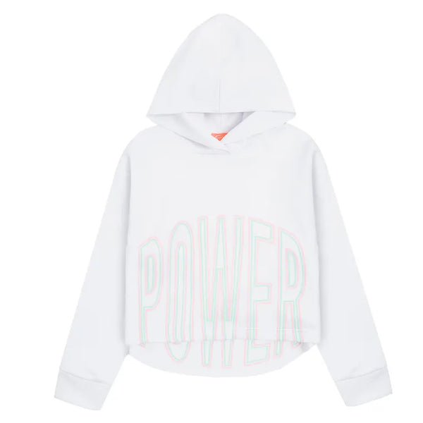 Girl's Hooded Sweatshirt White CC CCG2521208