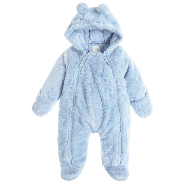 Boy's Clown With a Hood Padded Fur Blue CC COB2501196