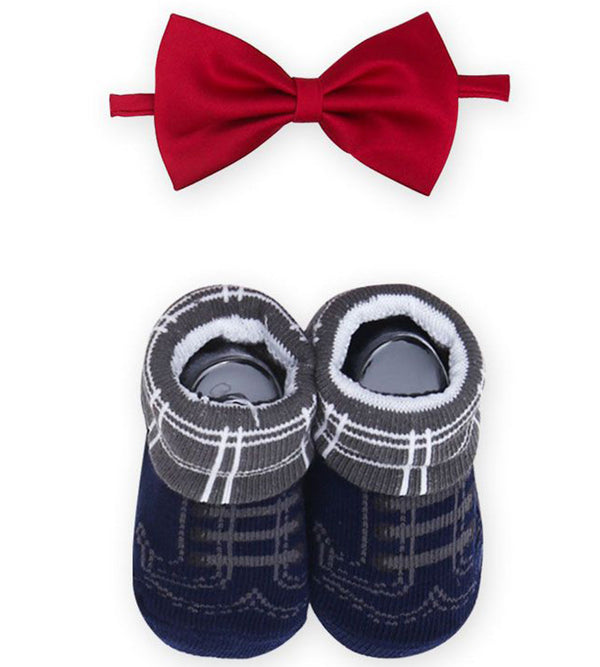 Socks With Bow Tie 2 Pcs - 0275451