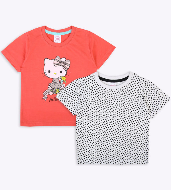 Girls T-Shirt Pack Of 2 - 0281364