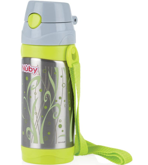 Nuby ID10264 Thermal Stainless Steel Cup with Straw 360 ml