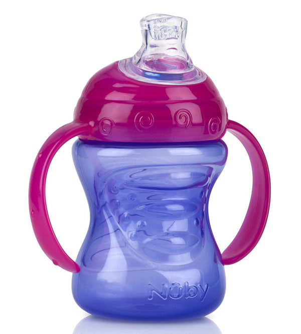 Nuby No Spill Spout Cup-Purple