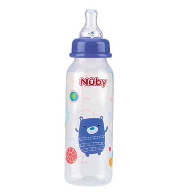 Nuby Standard Neck Bottle 240ml - Purple