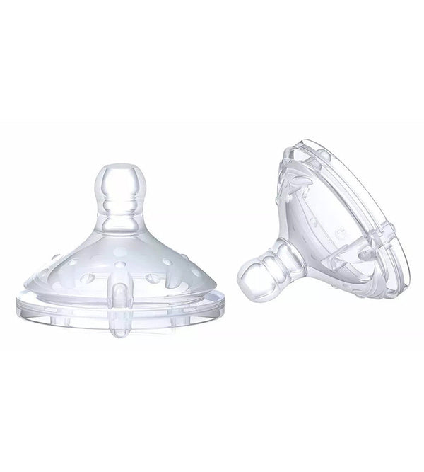 Nuby ID0015 Silicone teat SoftFlex slow flow 2pcs.