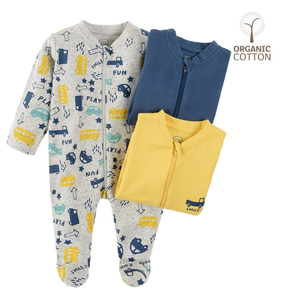 Boy's Set Rompers With Long Sleeves Mix CC CUB2400326 00
